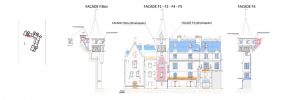 plan facade geometre