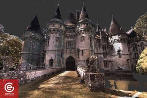 Laserscanning du Chateau de Vigny