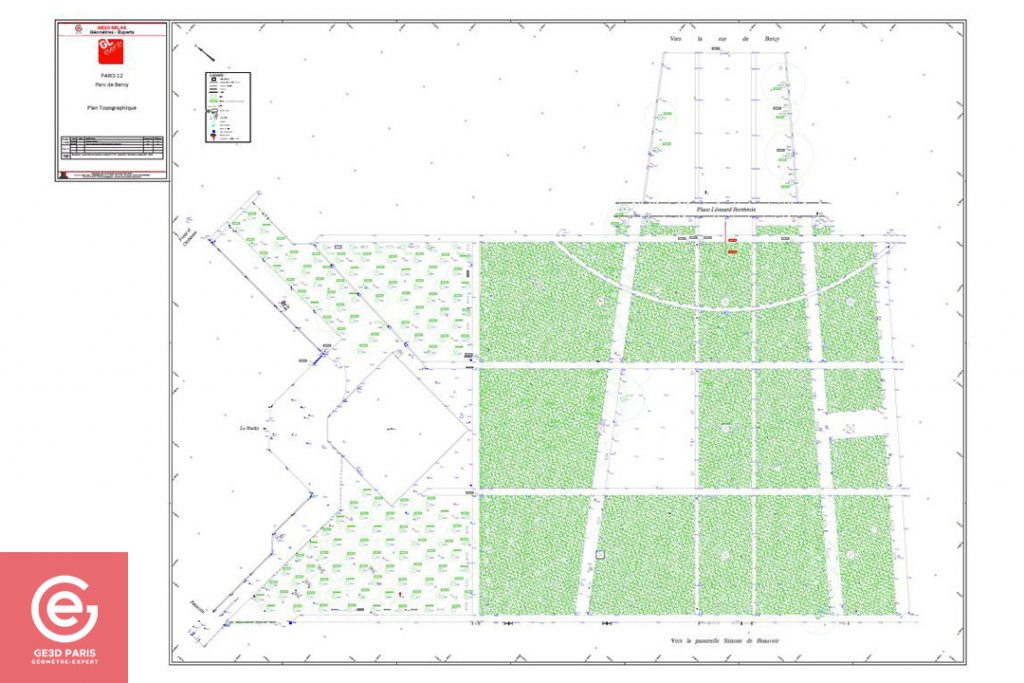 Plan topographique