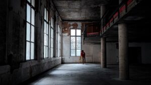 Relevés d'un bâtiment avec un scanner 3D